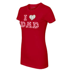 Philadelphia Phillies Tiny Turnip Women's I Love Dad T-Shirt discount