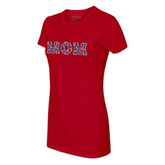 Boston Red Sox Tiny Turnip Women's Logo Mom T-Shirt discount