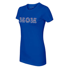 Chicago Cubs Tiny Turnip Women's Logo Mom T-Shirt for sale