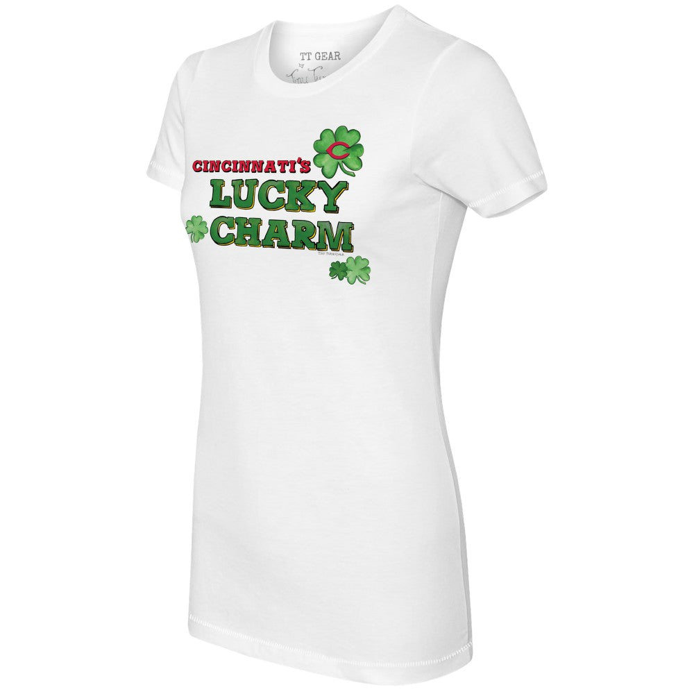 Cincinnati Reds Tiny Turnip Women's Lucky Charm T-Shirt discount