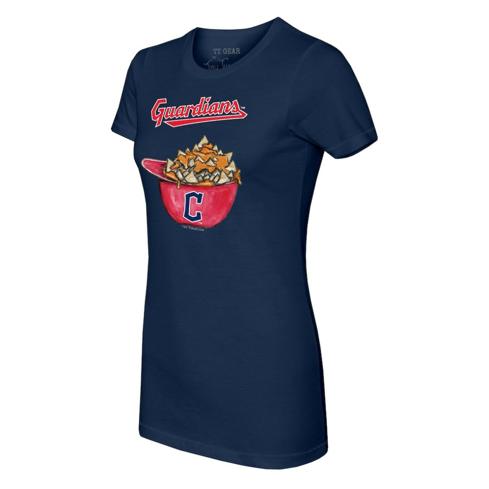 Cleveland Guardians Tiny Turnip Women's Nacho Helmet T-Shirt Clearance