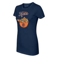 Detroit Tigers Tiny Turnip Women's Nacho Helmet T-Shirt for sale