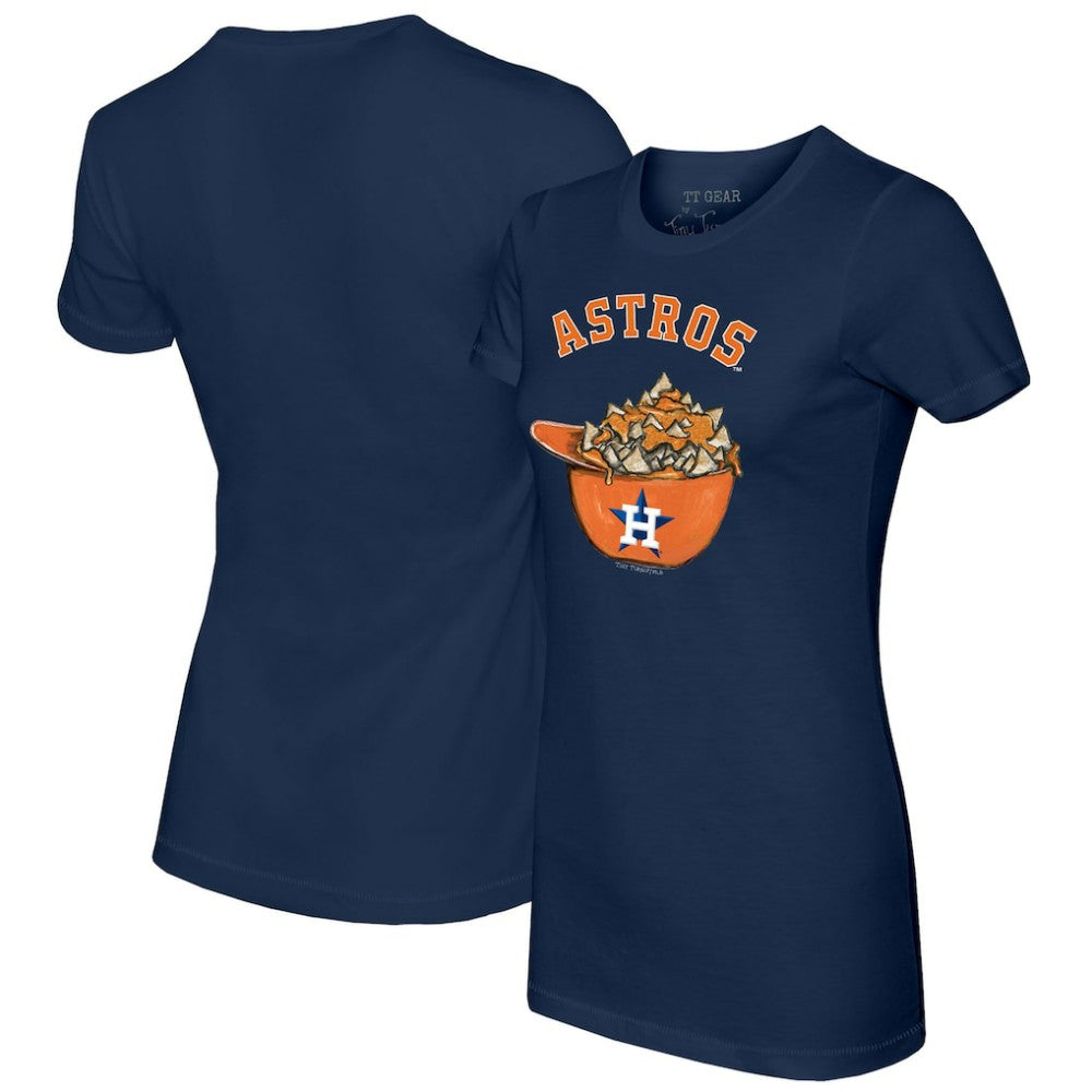 Houston Astros Tiny Turnip Women's Nacho Helmet T-Shirt for sale