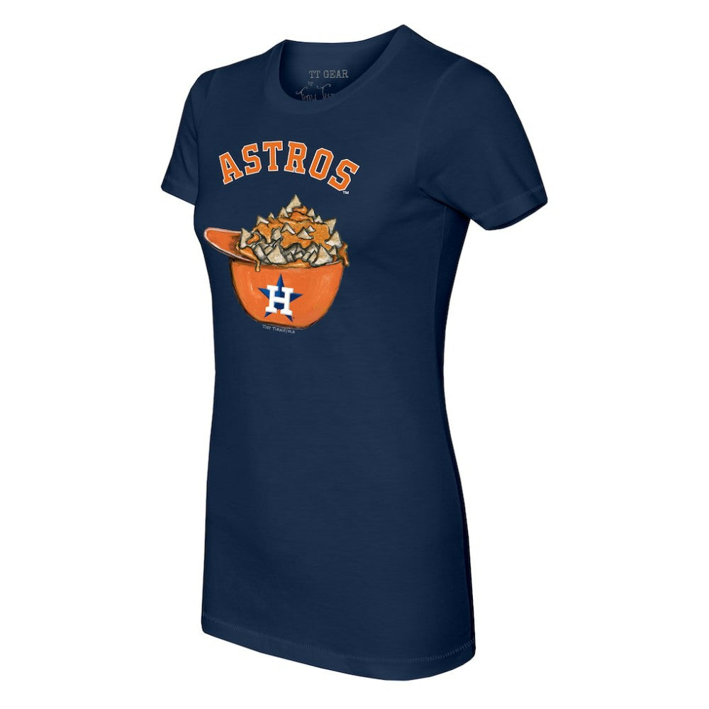 Houston Astros Tiny Turnip Women's Nacho Helmet T-Shirt for sale