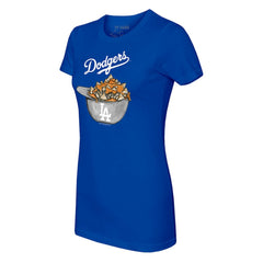 Los Angeles Dodgers Tiny Turnip Women's Nacho Helmet T-Shirt Clearance