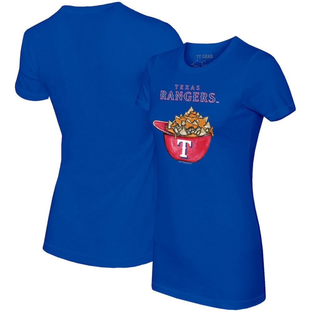 Texas Rangers Tiny Turnip Women's Nacho Helmet T-Shirt for sale