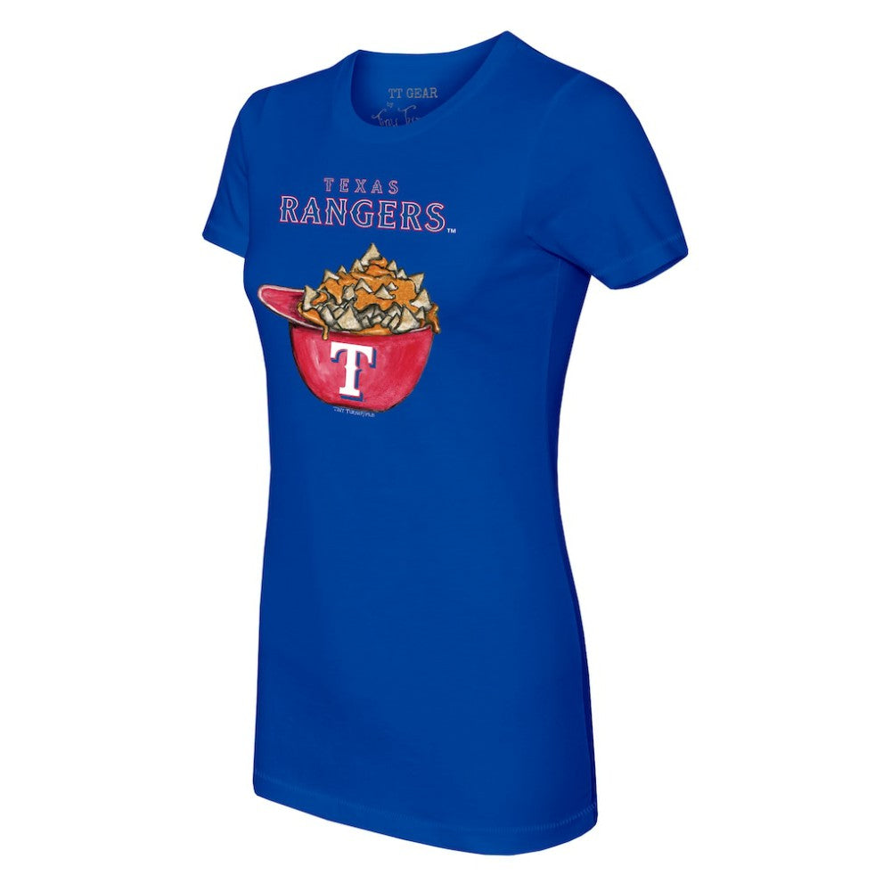 Texas Rangers Tiny Turnip Women's Nacho Helmet T-Shirt for sale