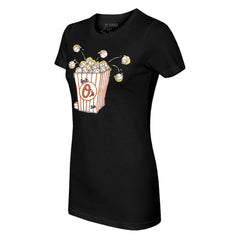 Baltimore Orioles Tiny Turnip Women's Popcorn T-Shirt On Sale