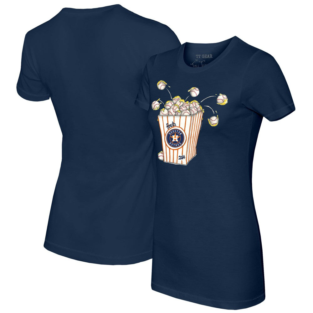 Houston Astros Tiny Turnip Women's Popcorn T-Shirt Clearance
