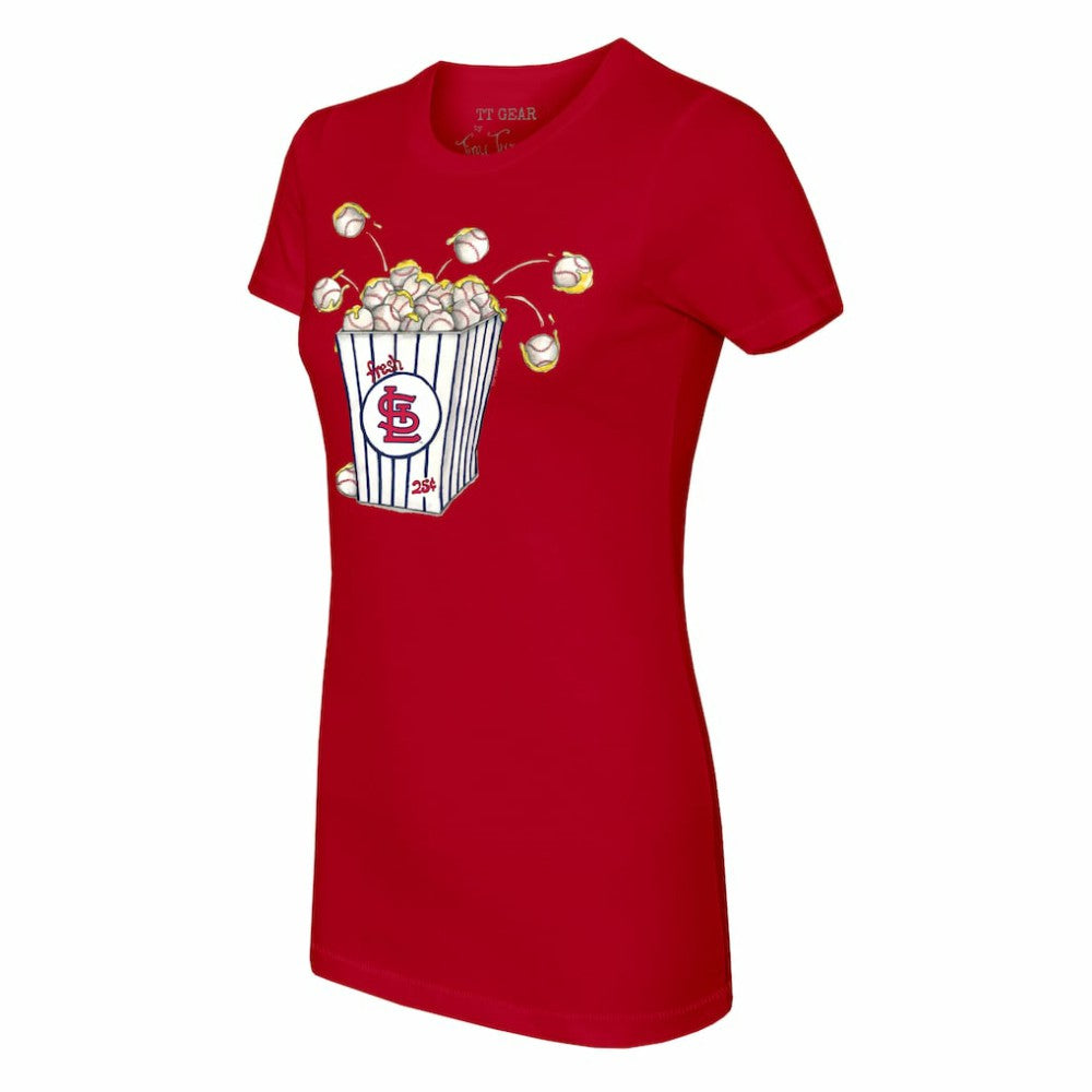 St. Louis Cardinals Tiny Turnip Women's Popcorn T-Shirt discount
