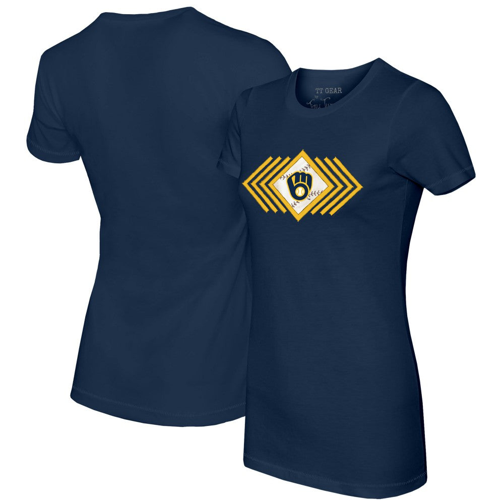 Milwaukee Brewers Tiny Turnip Women's Prism Arrows T-Shirt for sale