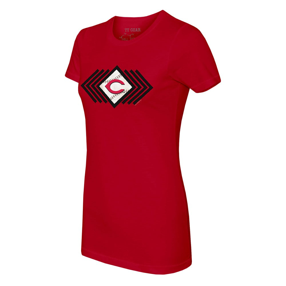 Cincinnati Reds Tiny Turnip Women's Prism Arrows T-Shirt Sale