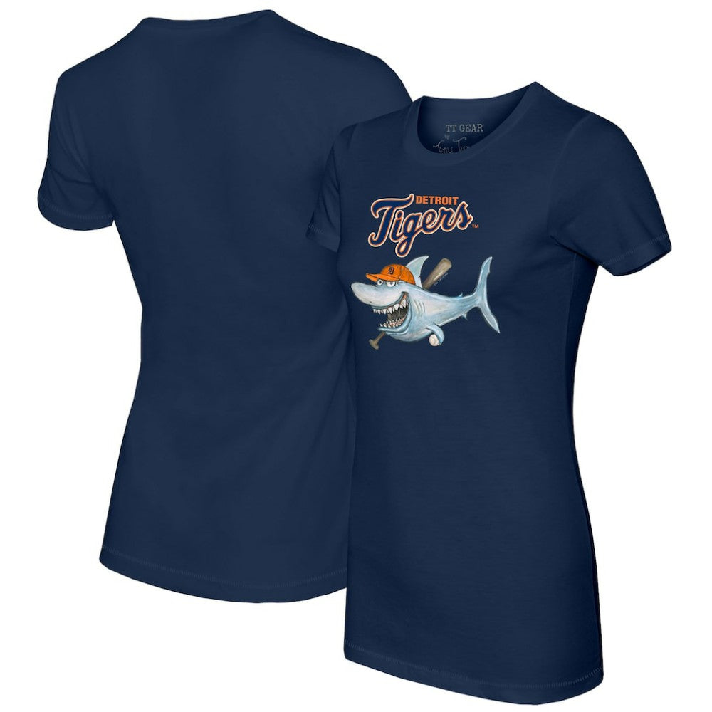 Detroit Tigers Tiny Turnip Women's Shark T-Shirt for sale