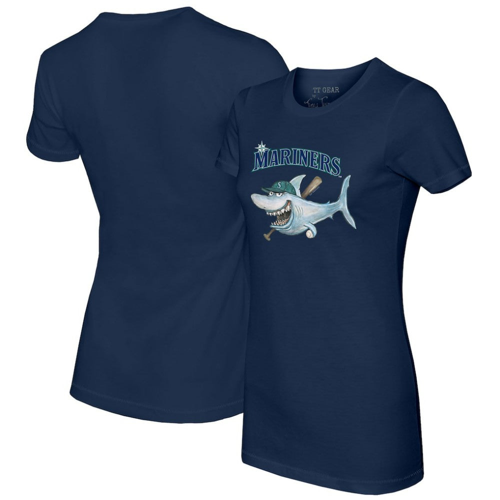 Seattle Mariners Tiny Turnip Women's Shark T-Shirt for sale