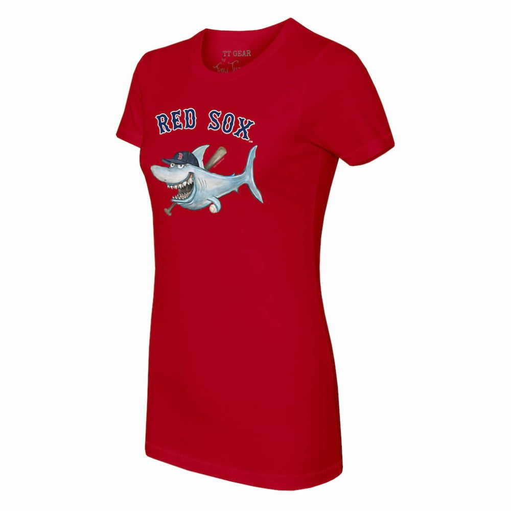 Boston Red Sox Tiny Turnip Women's Shark T-Shirt On Sale