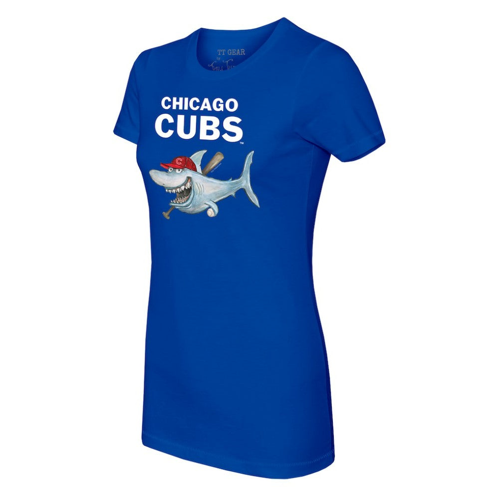 Chicago Cubs Tiny Turnip Women's Shark T-Shirt discount