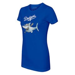 Los Angeles Dodgers Tiny Turnip Women's Shark T-Shirt Clearance