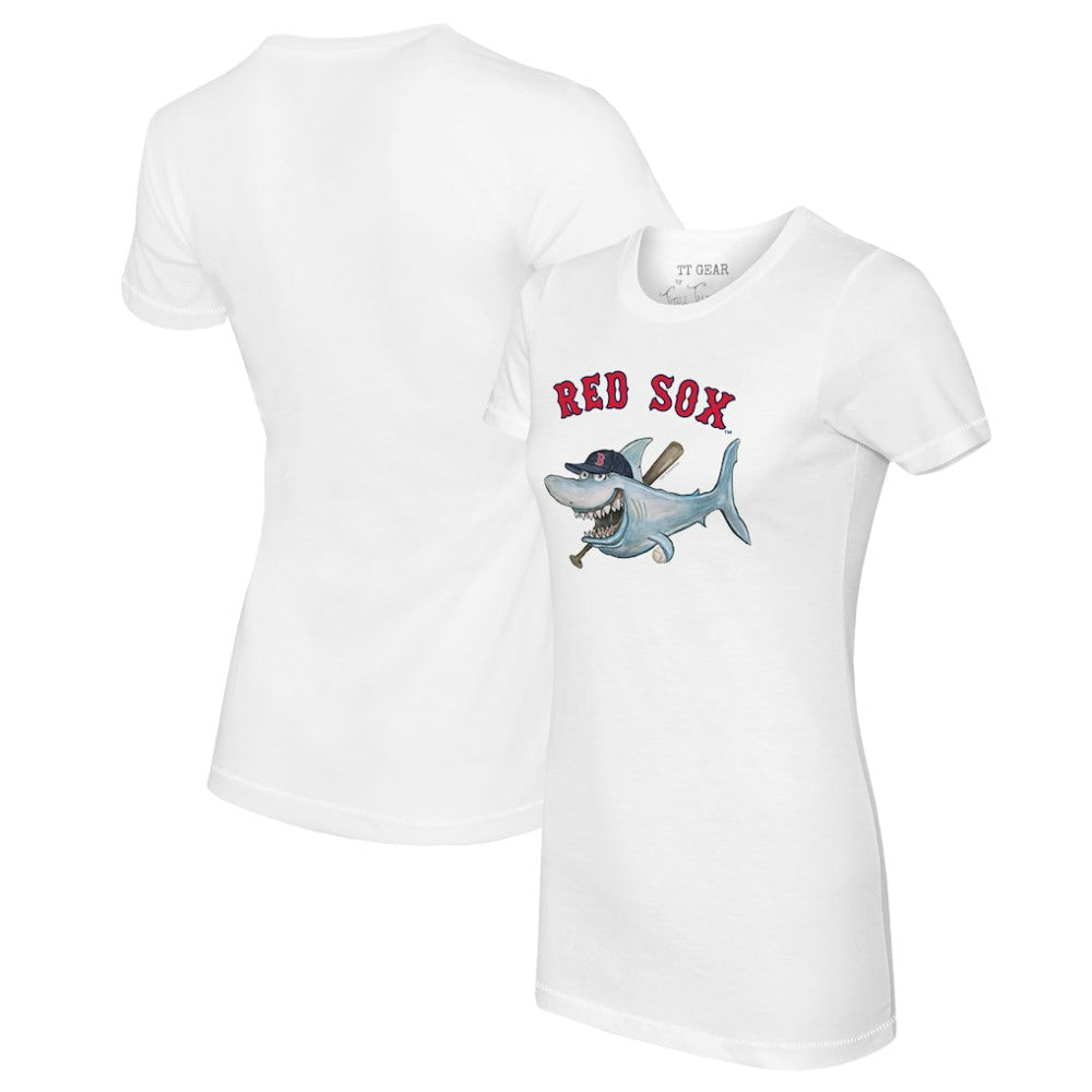 Boston Red Sox Tiny Turnip Women's Shark Logo T-Shirt Clearance