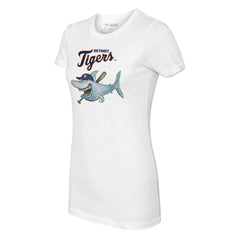Detroit Tigers Tiny Turnip Women's Shark Logo T-Shirt On Sale