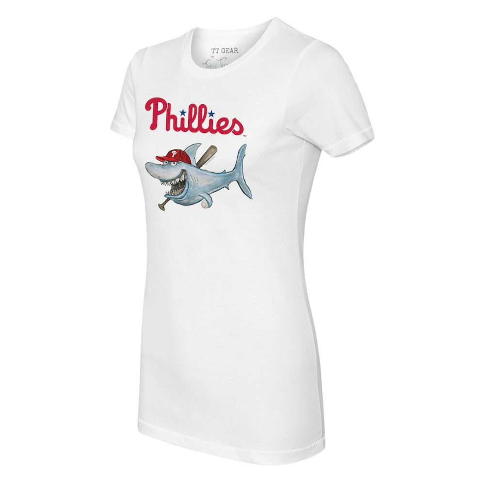 Philadelphia Phillies Tiny Turnip Women's Shark Logo T-Shirt Sale