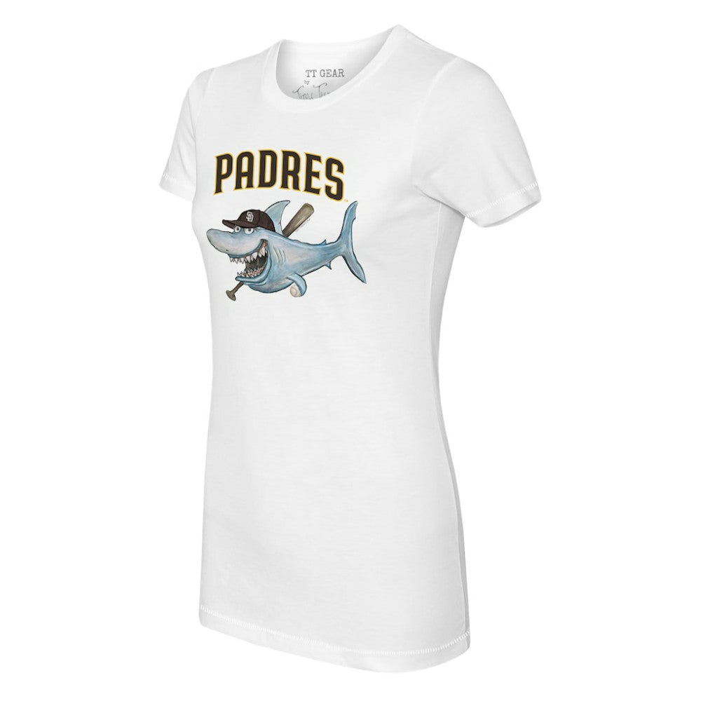 San Diego Padres Tiny Turnip Women's Shark Logo T-Shirt Lifestyle