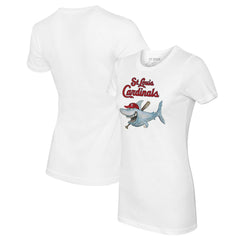 St. Louis Cardinals Tiny Turnip Women's Shark Logo T-Shirt Online