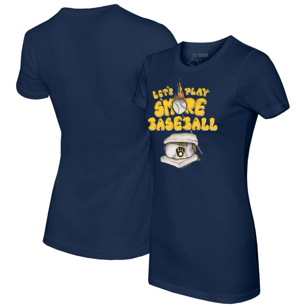 Milwaukee Brewers Tiny Turnip Women's Smores T-Shirt Lifestyle