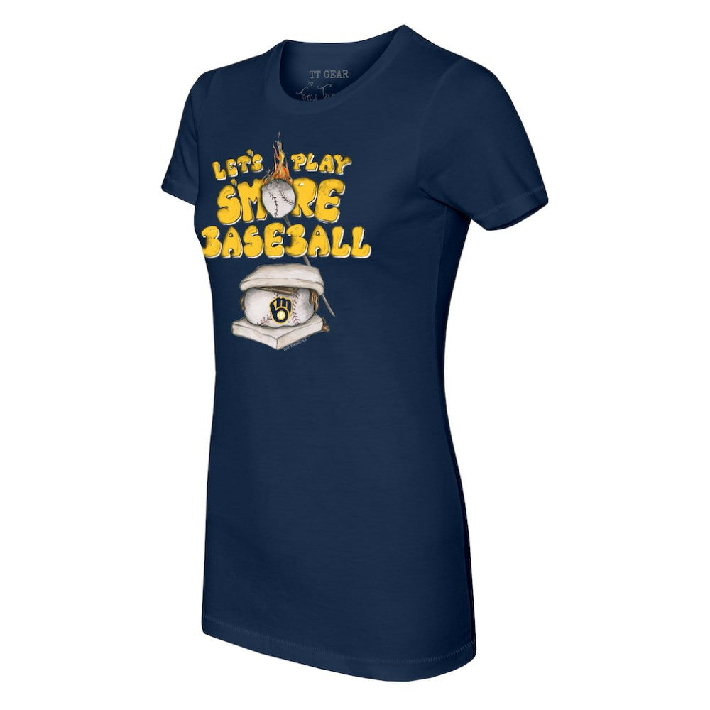 Milwaukee Brewers Tiny Turnip Women's Smores T-Shirt Lifestyle