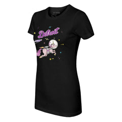 Detroit Tigers Tiny Turnip Women's Space Unicorn T-Shirt Clearance