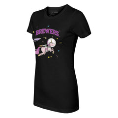 Milwaukee Brewers Tiny Turnip Women's Space Unicorn T-Shirt Online