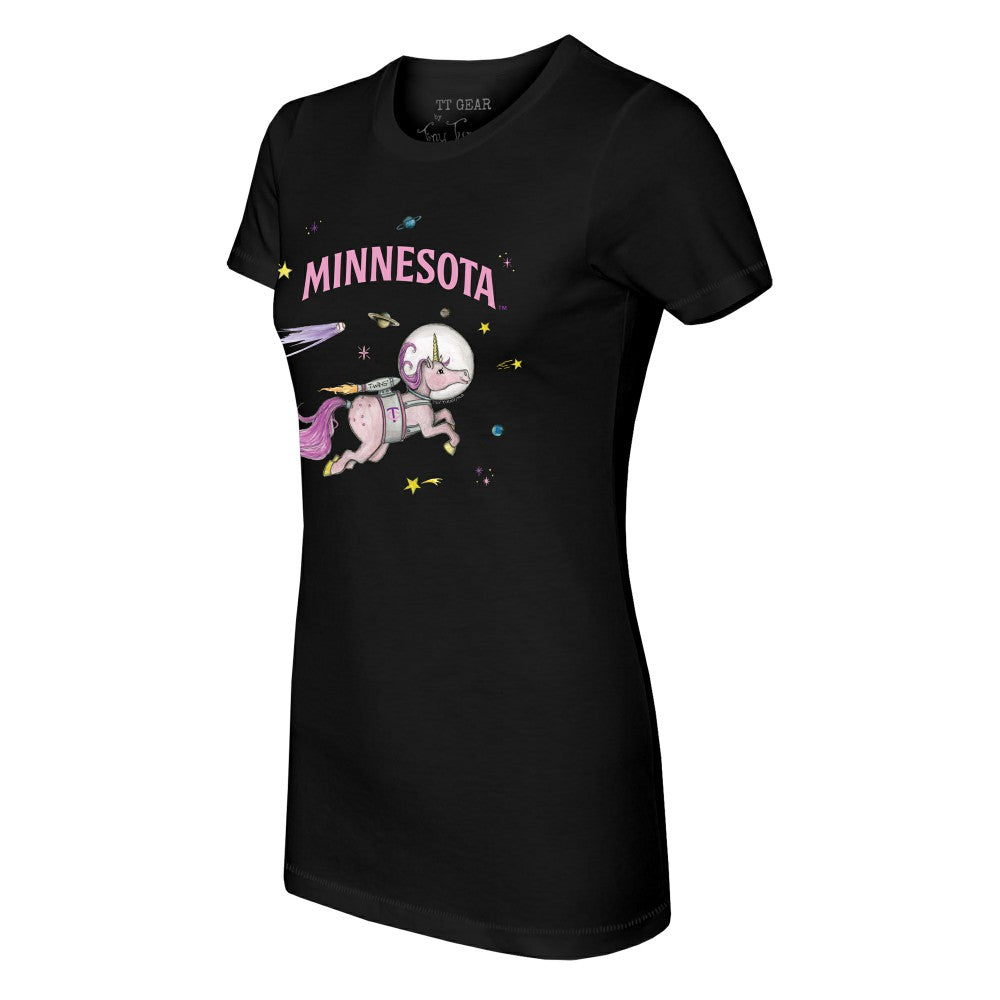 Minnesota Twins Tiny Turnip Women's Space Unicorn T-Shirt discount