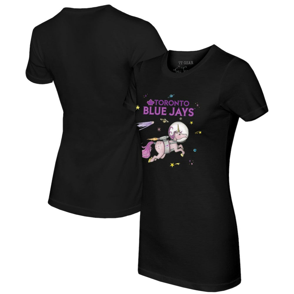 Toronto Blue Jays Tiny Turnip Women's Space Unicorn T-Shirt Lifestyle