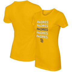 San Diego Padres Tiny Turnip Women's Stacked T-Shirt Clearance