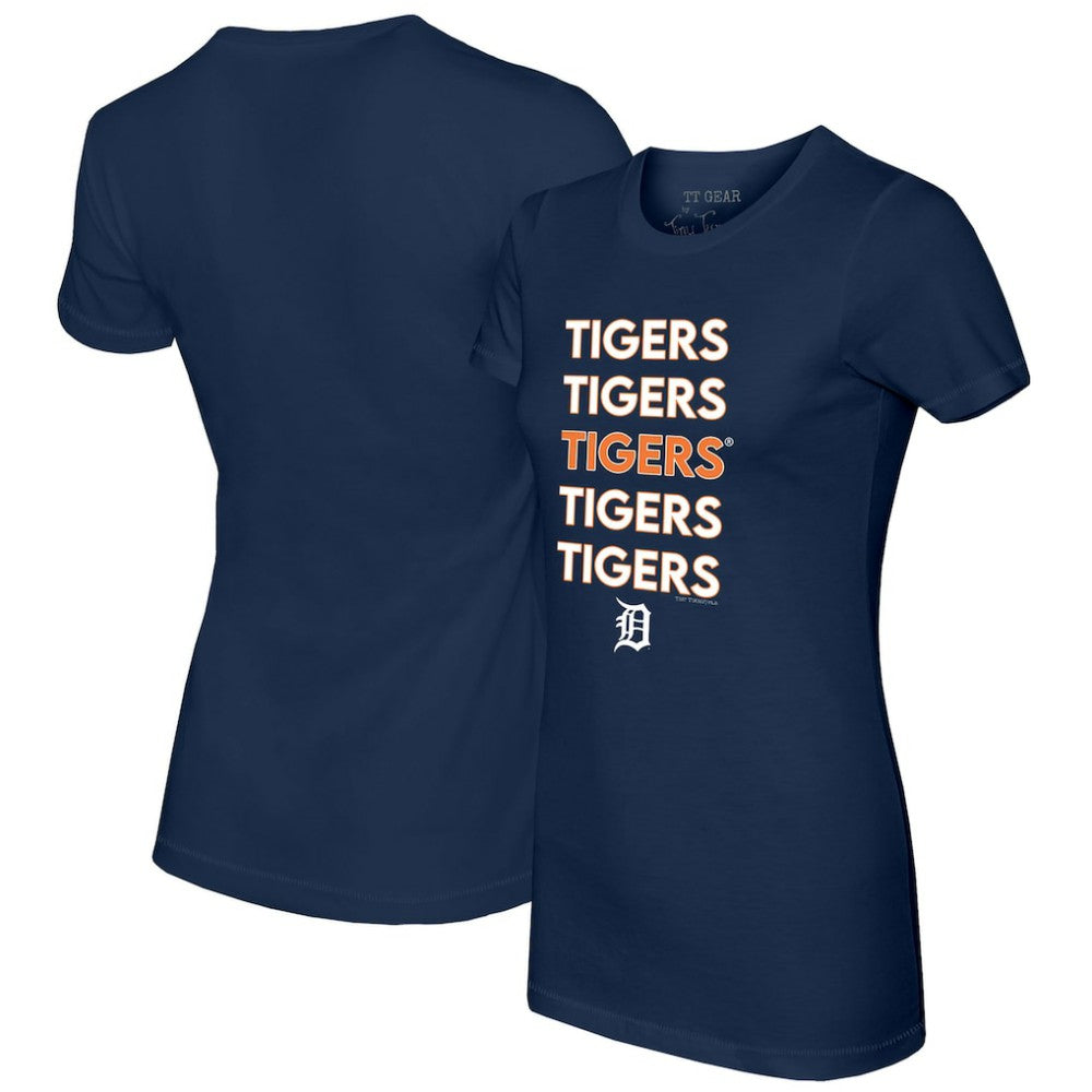 Detroit Tigers Tiny Turnip Women's Stacked T-Shirt On Sale