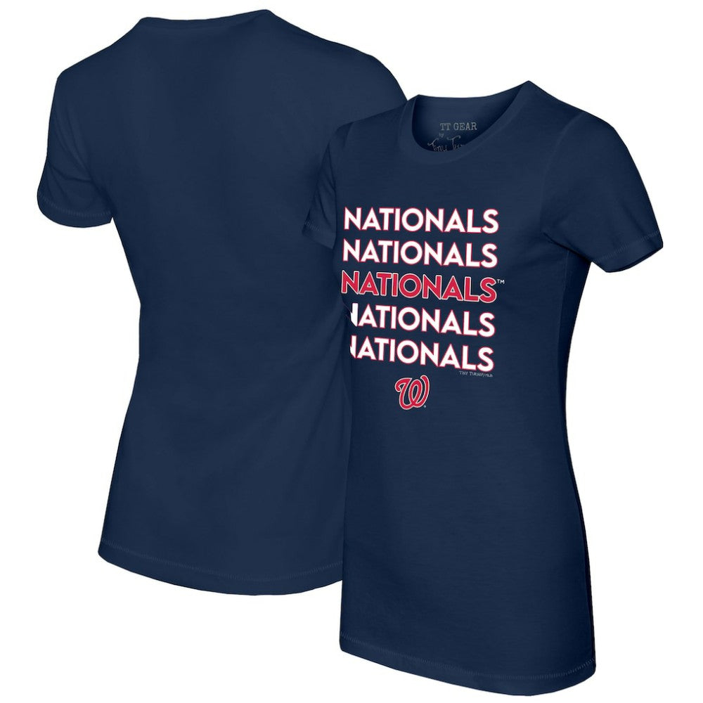 Washington Nationals Tiny Turnip Women's Stacked T-Shirt Online