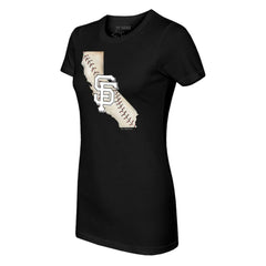 San Francisco Giants Tiny Turnip Women's State Outline T-Shirt Near Me