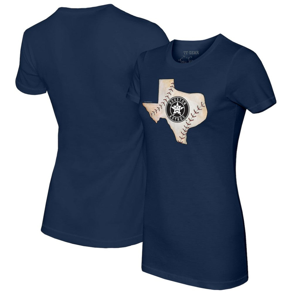 Houston Astros Tiny Turnip Women's State Outline T-Shirt Clearance