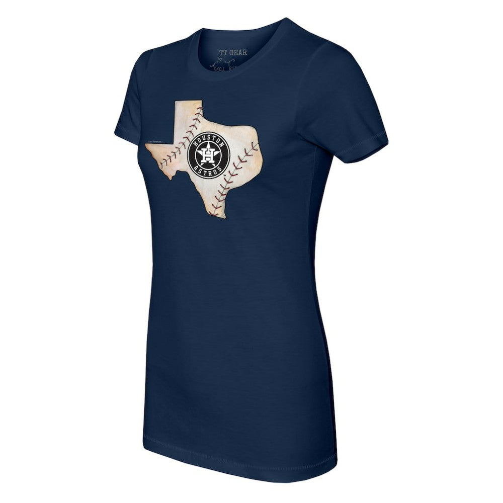 Houston Astros Tiny Turnip Women's State Outline T-Shirt Clearance