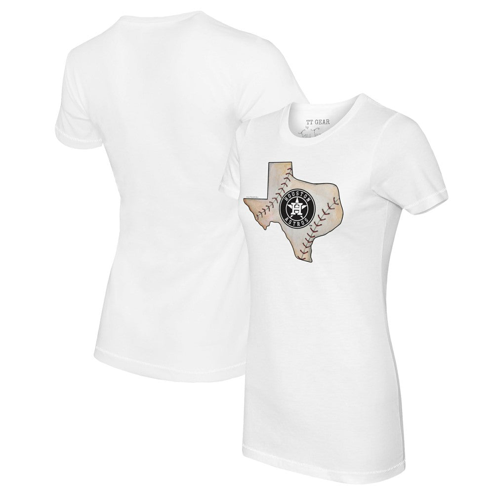 Houston Astros Tiny Turnip Women's State Outline T-Shirt On Sale