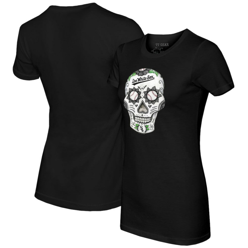 Chicago White Sox Tiny Turnip Women's Sugar Skull T-Shirt Sale