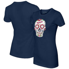 Washington Nationals Tiny Turnip Women's Sugar Skull T-Shirt Lifestyle