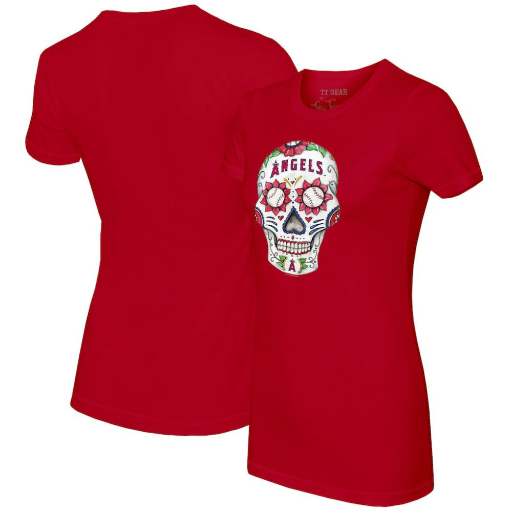 Los Angeles Angels Tiny Turnip Women's Sugar Skull T-Shirt Lifestyle