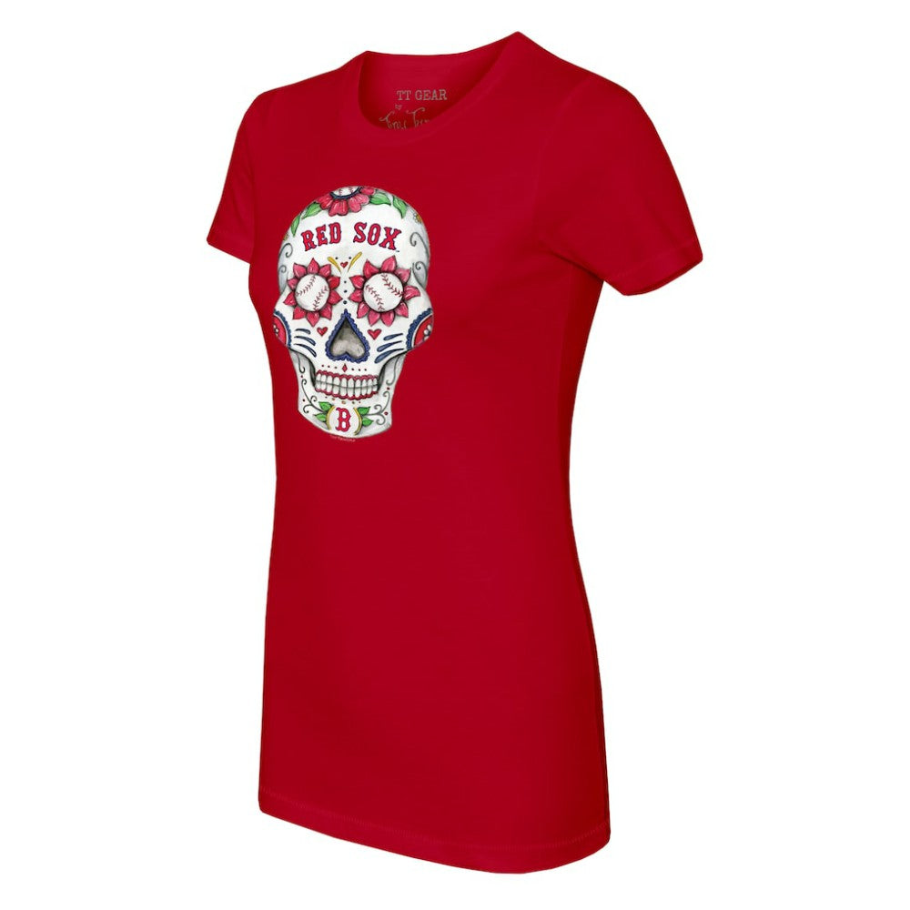 Boston Red Sox Tiny Turnip Women's Sugar Skull T-Shirt discount