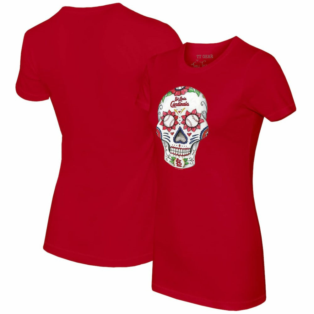 St. Louis Cardinals Tiny Turnip Women's Sugar Skull T-Shirt Online