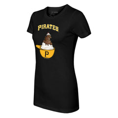 Pittsburgh Pirates Tiny Turnip Women's Sundae Helmet T-Shirt for sale