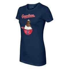 Cleveland Guardians Tiny Turnip Women's Sundae Helmet T-Shirt Clearance