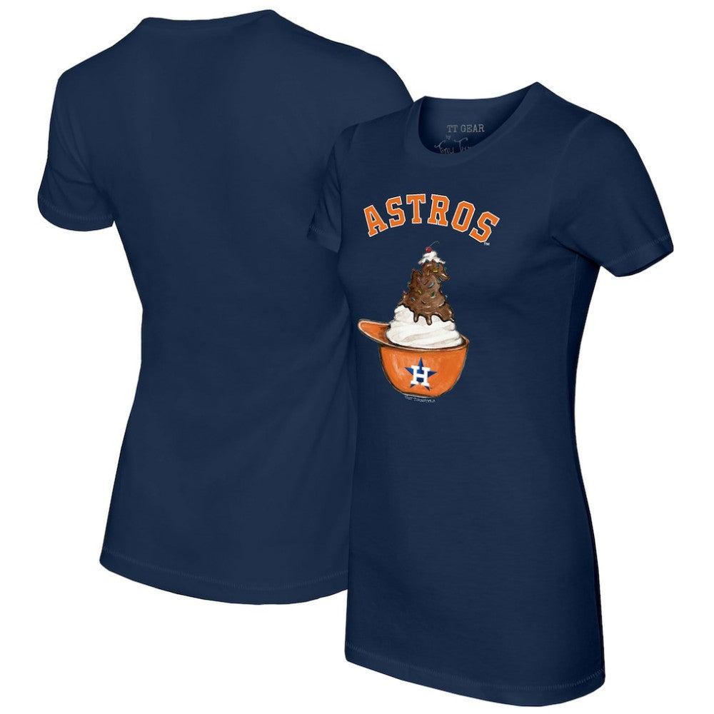 Houston Astros Tiny Turnip Women's Sundae Helmet T-Shirt Near Me