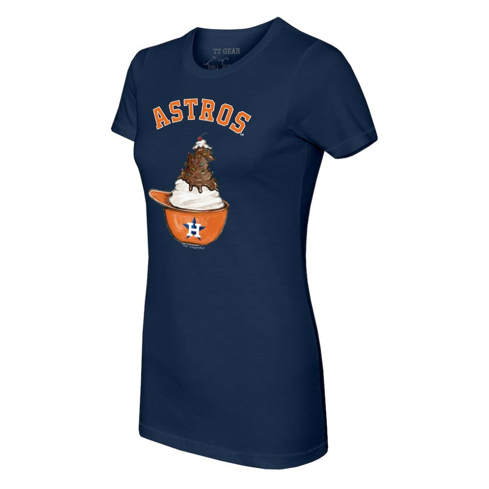 Houston Astros Tiny Turnip Women's Sundae Helmet T-Shirt Near Me