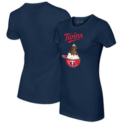 Minnesota Twins Tiny Turnip Women's Sundae Helmet T-Shirt Clearance
