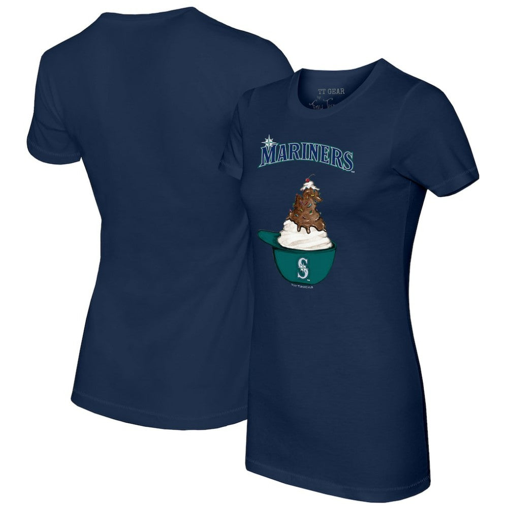 Seattle Mariners Tiny Turnip Women's Sundae Helmet T-Shirt Near Me
